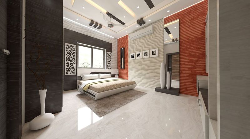 De slaapkamer opnieuw ingericht voor € 450
